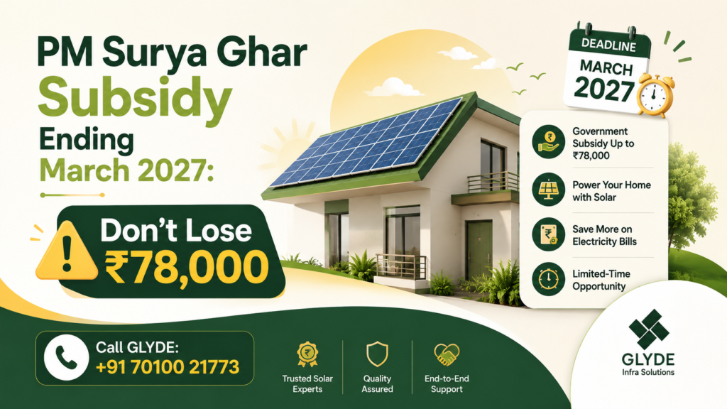 PM Surya Ghar Subsidy Ending March 2027 Don't Lose ₹78,000